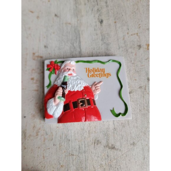 Vintage Santa Claus Coca-Cola magnet set coke Xmas decor - Picture 3 of 6